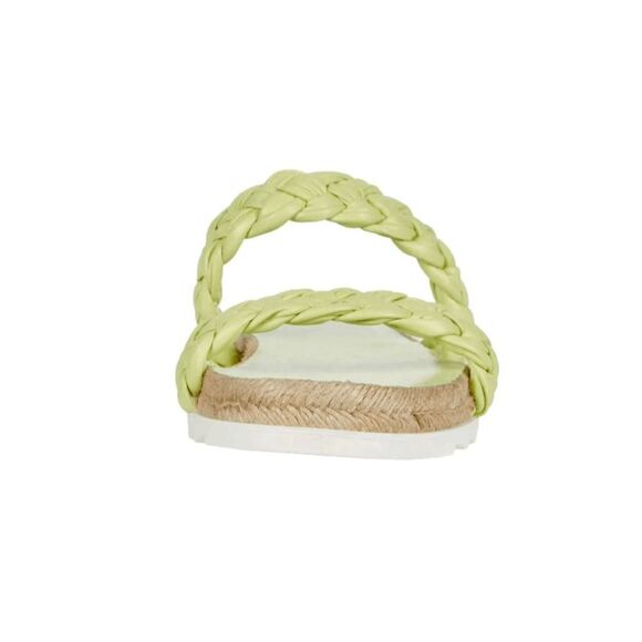Marc Fisher Lime Green Jaimie Slide-on Espadrille Sandals - Picture 4 of 14